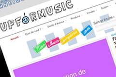 UpForMusic : Un site pour dvelopper l'audience des artistes sur internet